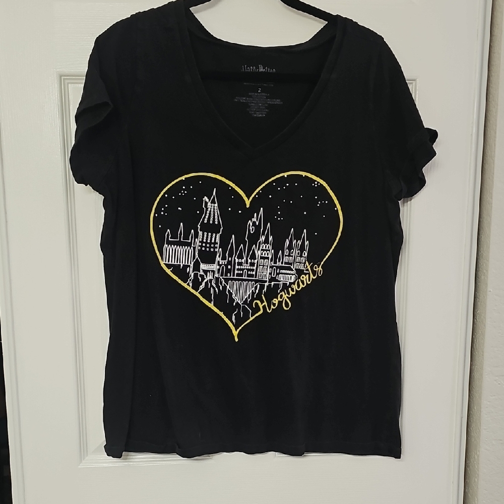 Harry Potter Black Hogwarts T-Shirt